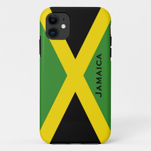 Capa Para iPhone Da Case-Mate Amarelo jamaicano Jamaica do verde do preto da (Verso)