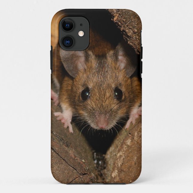 Capa Para iPhone Da Case-Mate Amendoim o rato de madeira (Verso)