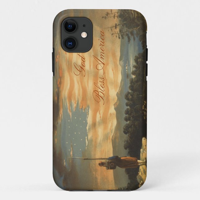 Capa Para iPhone Da Case-Mate AMÉRICA deus abençoe (Verso)