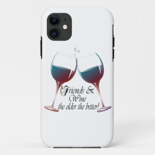 Capa Para iPhone Da Case-Mate Amigos e vinho, mais velho os melhores, presentes