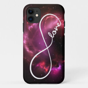 Capa Para iPhone Da Case-Mate amor da infinidade - nebulosa cor-de-rosa