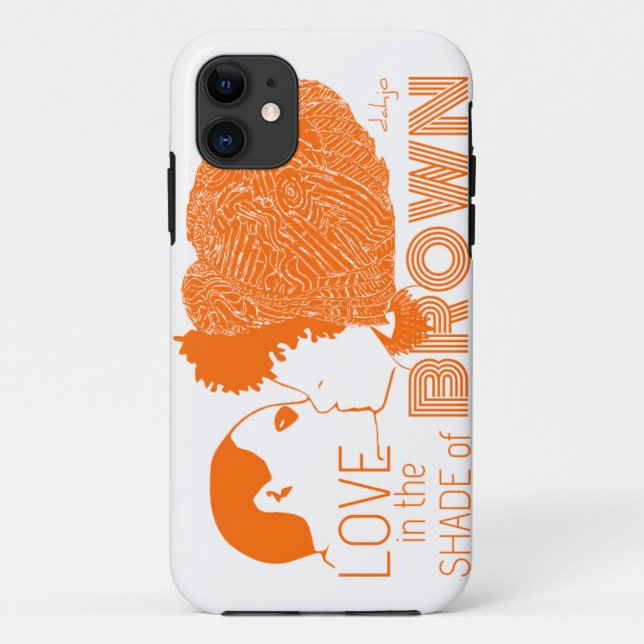 CAPA PARA iPhone DA Case-Mate AMOR MARÍTIMO EM LARANJA (Verso)