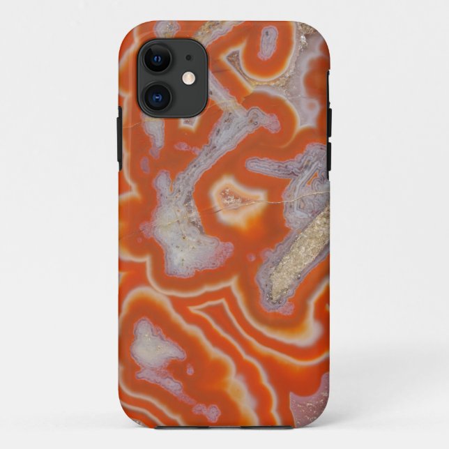 Capa Para iPhone Da Case-Mate Amostra da ágata (Verso)