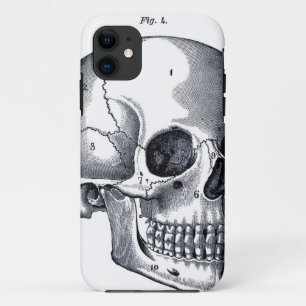 Capa Para iPhone Da Case-Mate Anatomia do crânio do vintage