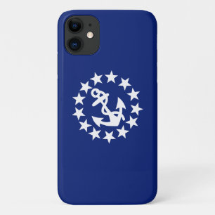 Capa Para iPhone Da Case-Mate Âncora do pavilhão do iate náutico americano em