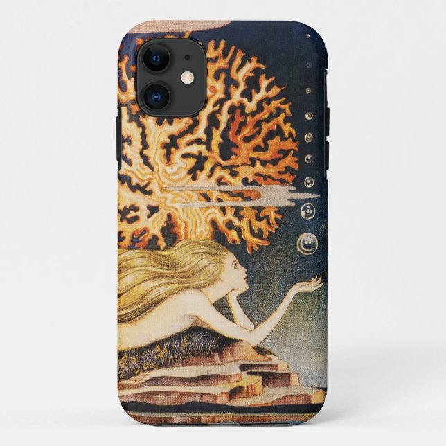 Capa Para iPhone Da Case-Mate Andersen: Desenho pequeno da sereia (Verso)