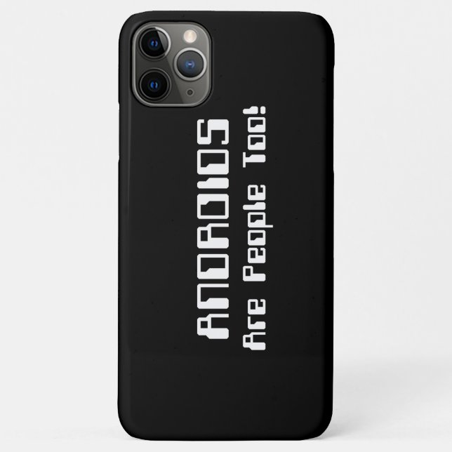 Capa Para iPhone Da Case-Mate ANDROIDES Também São Pessoas! (Verso)