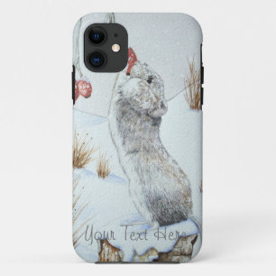 Capa Para iPhone Da Case-Mate animais selvagens bonitos da cena da neve do