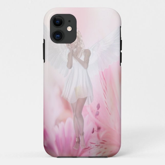 Capa Para iPhone Da Case-Mate Anjo da Flor Rosa (Verso)