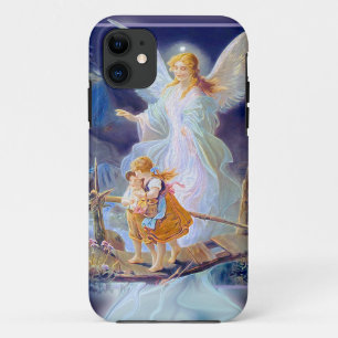 Capa Para iPhone Da Case-Mate Anjo-da-guarda, crianças e ponte