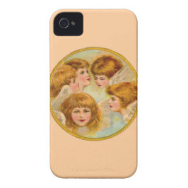 Capa Para iPhone Da Case-Mate Anjos Em Um Círculo De Anel De Ouro