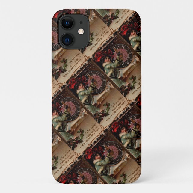 Capa Para iPhone Da Case-Mate Ano Novo da Senhora Vitoriana (Verso)