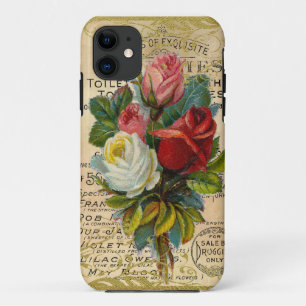 Capa Para iPhone Da Case-Mate Antigos Rosas franceses