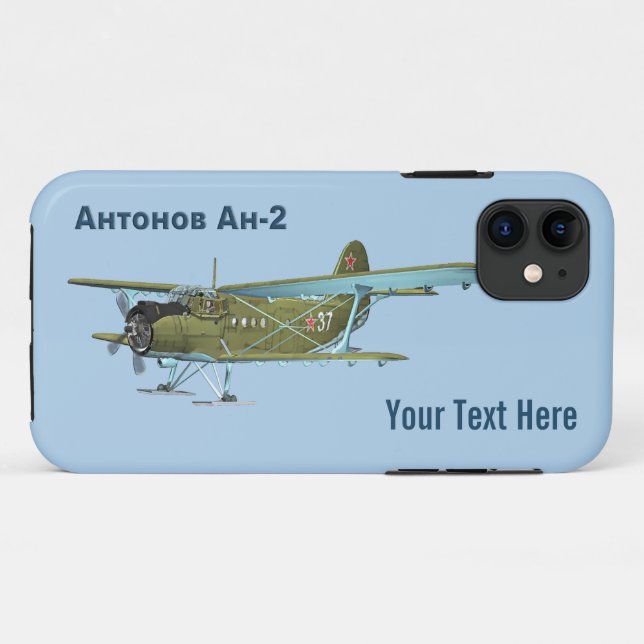 Capa Para iPhone Da Case-Mate Antonov An-2 (Verso (horizontal))