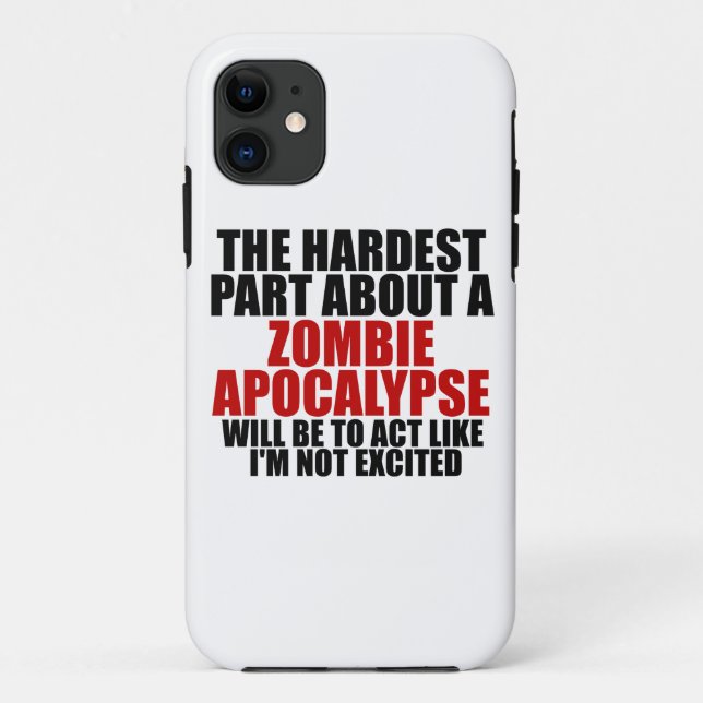 Capa Para iPhone Da Case-Mate Apocalipse do zombi (Verso)