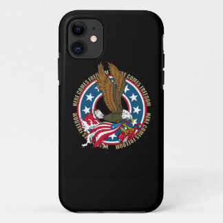 Capa Para iPhone Da Case-Mate Aqui Vem a Liberdade Americana Bald Eagle