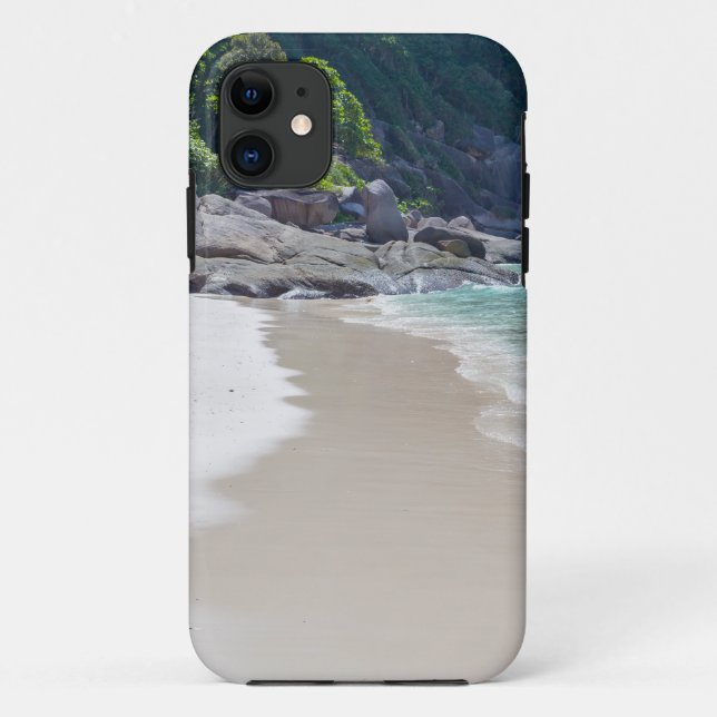 Capa Para iPhone Da Case-Mate Areia branca semelhante e mar azul-turquesa (Verso)