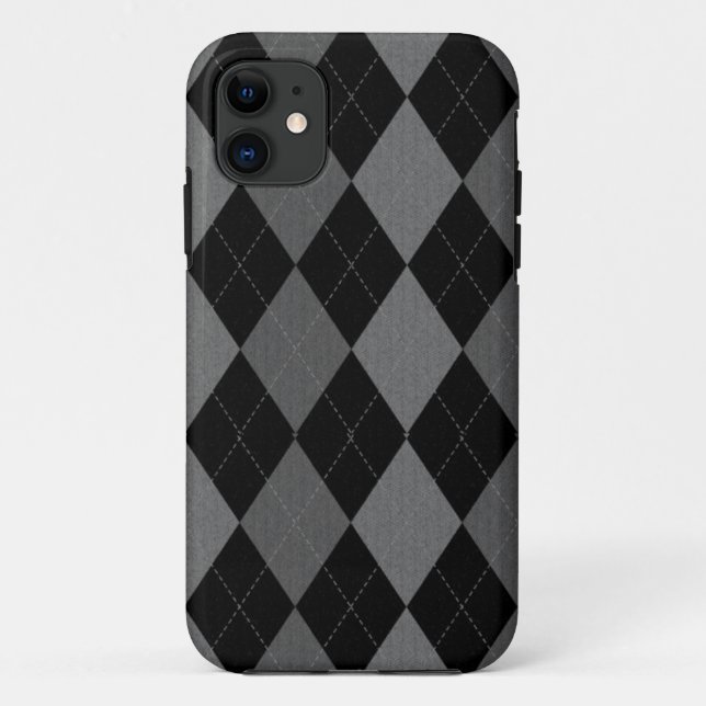 Capa Para iPhone Da Case-Mate Argyle Escuro (Verso)