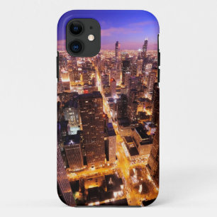 Capa Para iPhone Da Case-Mate Arquitectura da cidade na noite de Chicago