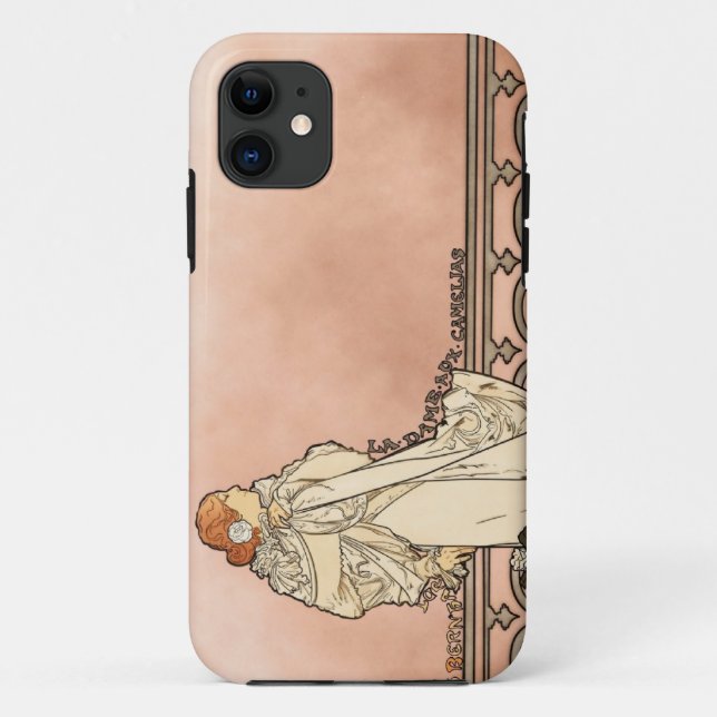 Capa Para iPhone Da Case-Mate Art deco de Alphonse Mucha (Verso)
