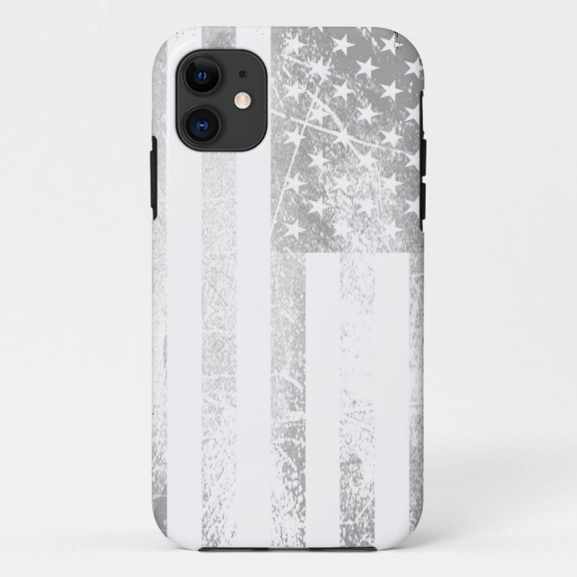 Capa Para iPhone Da Case-Mate Art Grunge American Flag (Verso)