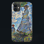 Capa Para iPhone Da Case-Mate Art Monet Lady with Umbrella<br><div class="desc">Senhora Monet com Guarda-chuvas</div>