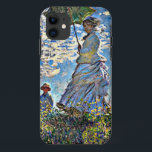 Capa Para iPhone Da Case-Mate Art Monet Lady with Umbrella<br><div class="desc">Senhora Monet com Guarda-chuvas</div>