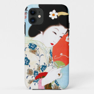 Capa Para iPhone Da Case-Mate Arte clássica japonesa oriental legal da senhora
