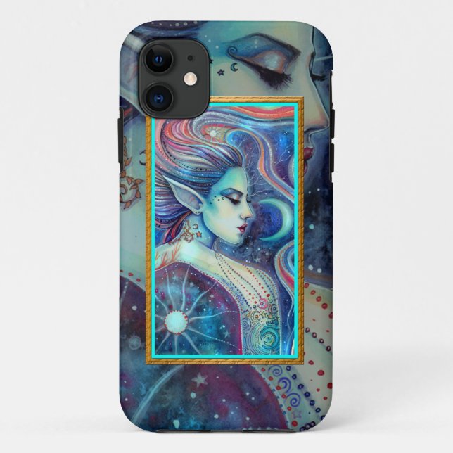 Capa Para iPhone Da Case-Mate Arte de Fantasia de Fada Celestial Celesta (Verso)