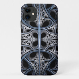 Capa Para iPhone Da Case-Mate Arte esqueletal do fractal de Salão