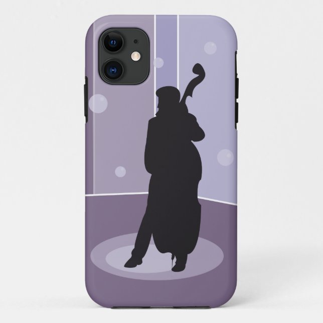 Capa Para iPhone Da Case-Mate Arte Musical Silhueta Contrabaixo Minimalista (Verso)