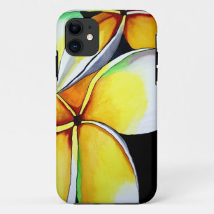 Capa Para iPhone Da Case-Mate Arte original da flor Amarelo Tropical