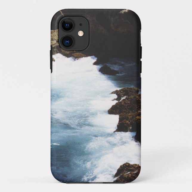 Capa Para iPhone Da Case-Mate Aruba Oceano Batendo Nas Rochas (Verso)