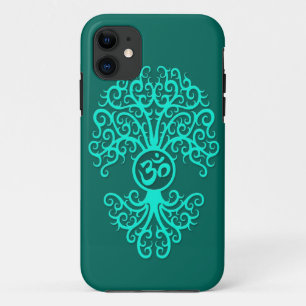 Capa Para iPhone Da Case-Mate Árvore azul do OM da cerceta