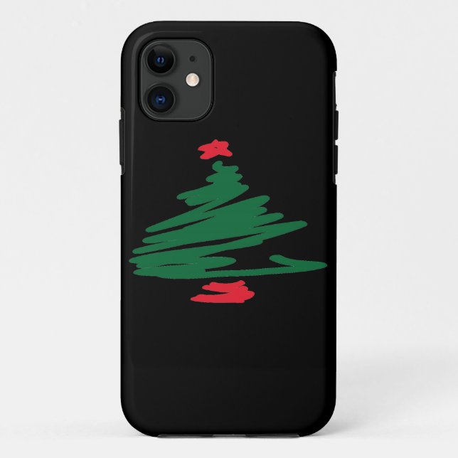 Capa Para iPhone Da Case-Mate Árvore de Natal (Verso)