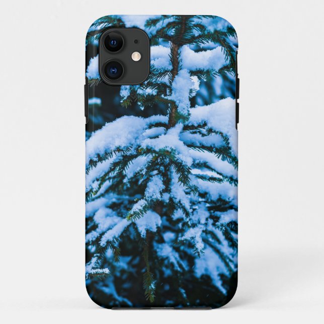 Capa Para iPhone Da Case-Mate Árvore de Natal de Inverno (Verso)