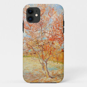 Capa Para iPhone Da Case-Mate Árvore de pêssego cor-de-rosa de Van Gogh em uma