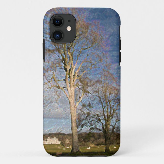 Capa Para iPhone Da Case-Mate Árvores de Faia Irlandesas (Verso)