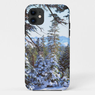 Capa Para iPhone Da Case-Mate Árvores do Coral Vermelho cobertas de neve na Serr