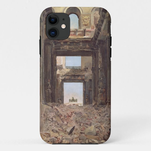 Capa Para iPhone Da Case-Mate As ruínas do Tuileries, 1871 (Verso)