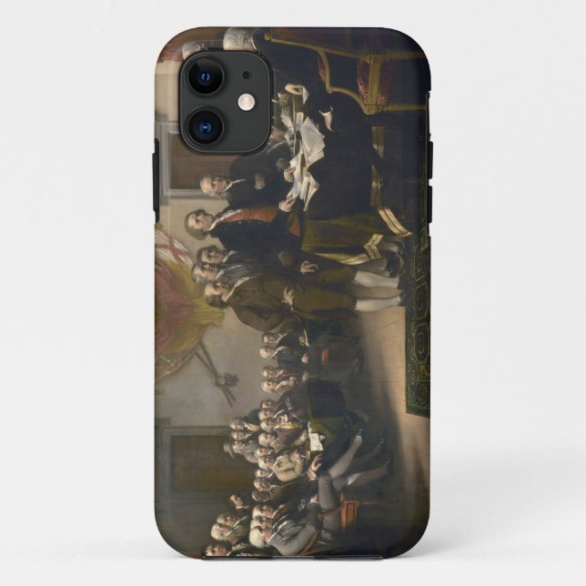 Capa Para iPhone Da Case-Mate Assinando a declaração de independência, o 4 de (Verso)