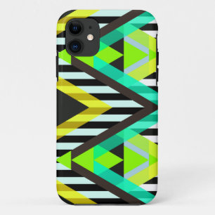 Capa Para iPhone Da Case-Mate Asteca amarelo do pop do ziguezague
