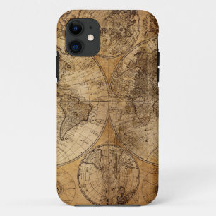 Capa Para iPhone Da Case-Mate Atlas do mapa do mundo do vintage