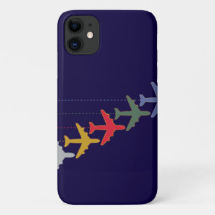 Capa Para iPhone Da Case-Mate aviões viagem coloridos