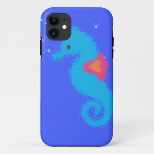 Capa Para iPhone Da Case-Mate Azul-Cartoon Seacavalo