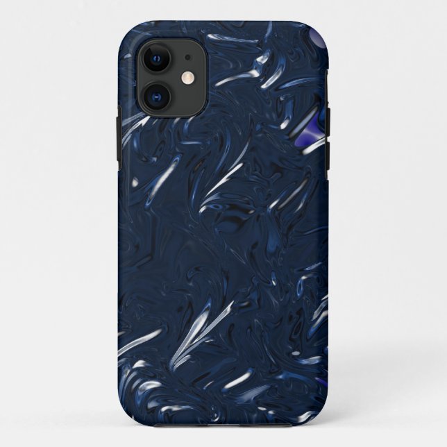 Capa Para iPhone Da Case-Mate Azul metálico (Verso)