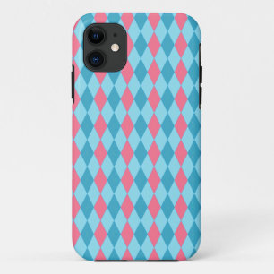 Capa Para iPhone Da Case-Mate Azul-rosa-argyle