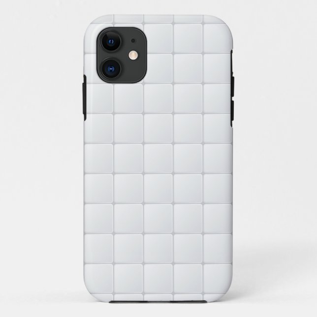 Capa Para iPhone Da Case-Mate Azulejo branco (Verso)