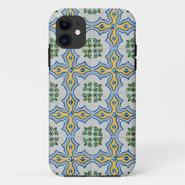 Capa Para iPhone Da Case-Mate azulejos cerâmicos (Verso)
