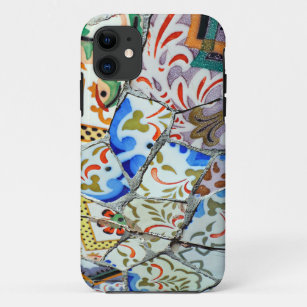 Capa Para iPhone Da Case-Mate Azulejos de mosaico de Guell do parque de Gaudi